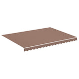 Replacement Fabric for Awning Brown 4x3 m