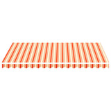 Replacement Fabric for Awning Yellow and Orange 3.5x2.5 m