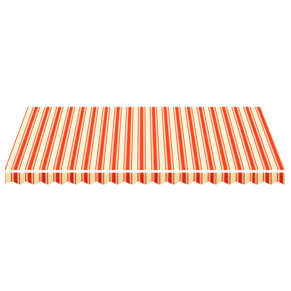 Replacement Fabric for Awning Yellow and Orange 4.5x3 m