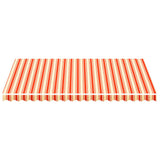 Replacement Fabric for Awning Yellow and Orange 4.5x3 m