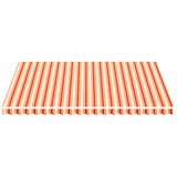 Replacement Fabric for Awning Yellow and Orange 4.5x3.5 m