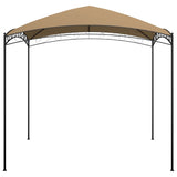 Gazebo 3x3x2.65 m Taupe 180 g/m²