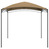 Gazebo 3x3x2.65 m Taupe 180 g/m²