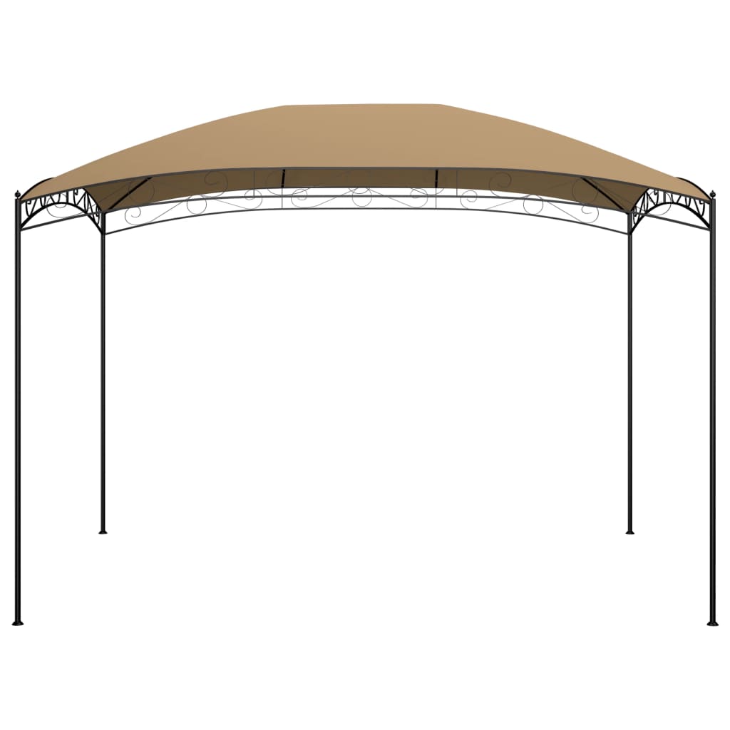 Gazebo 3x4x2.65 m Taupe 180 g/m²