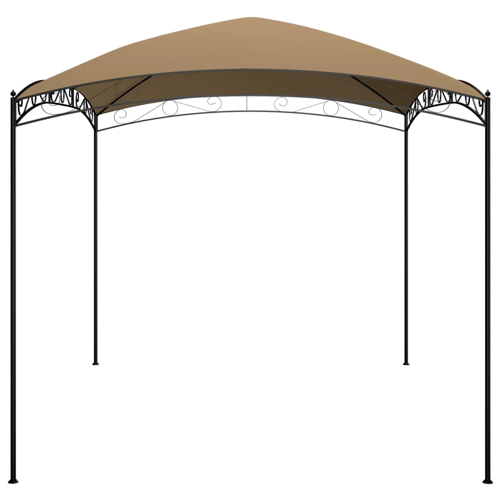 Gazebo 3x4x2.65 m Taupe 180 g/m²