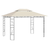 Gazebo 4x3x2.7 m Cream 160 g/m²