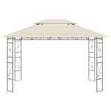 Gazebo 4x3x2.7 m Cream 160 g/m²