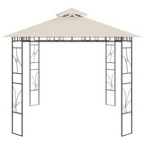 Gazebo 4x3x2.7 m Cream 160 g/m²