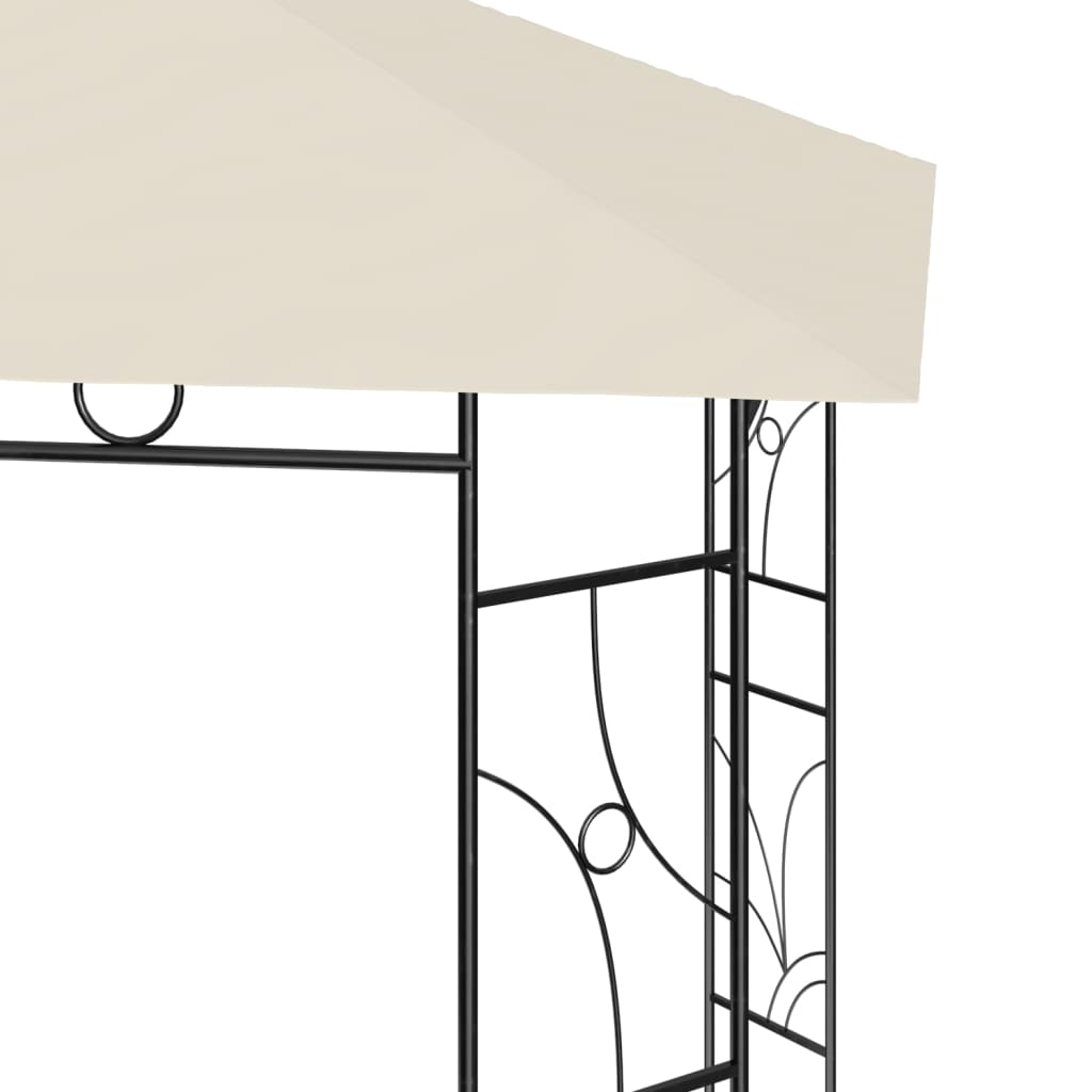 Gazebo 4x3x2.7 m Cream 160 g/m²