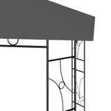 Gazebo 4x3x2.7 m Anthracite 160 g/m²