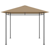 Gazebo 3x3x2.7 m Taupe 180 g/m²