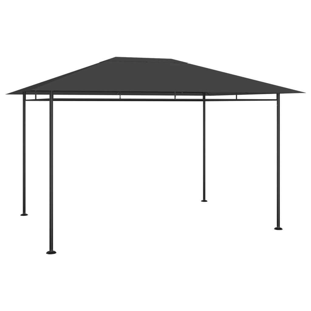 Gazebo 384x281x270 cm Anthracite 180 g/m²