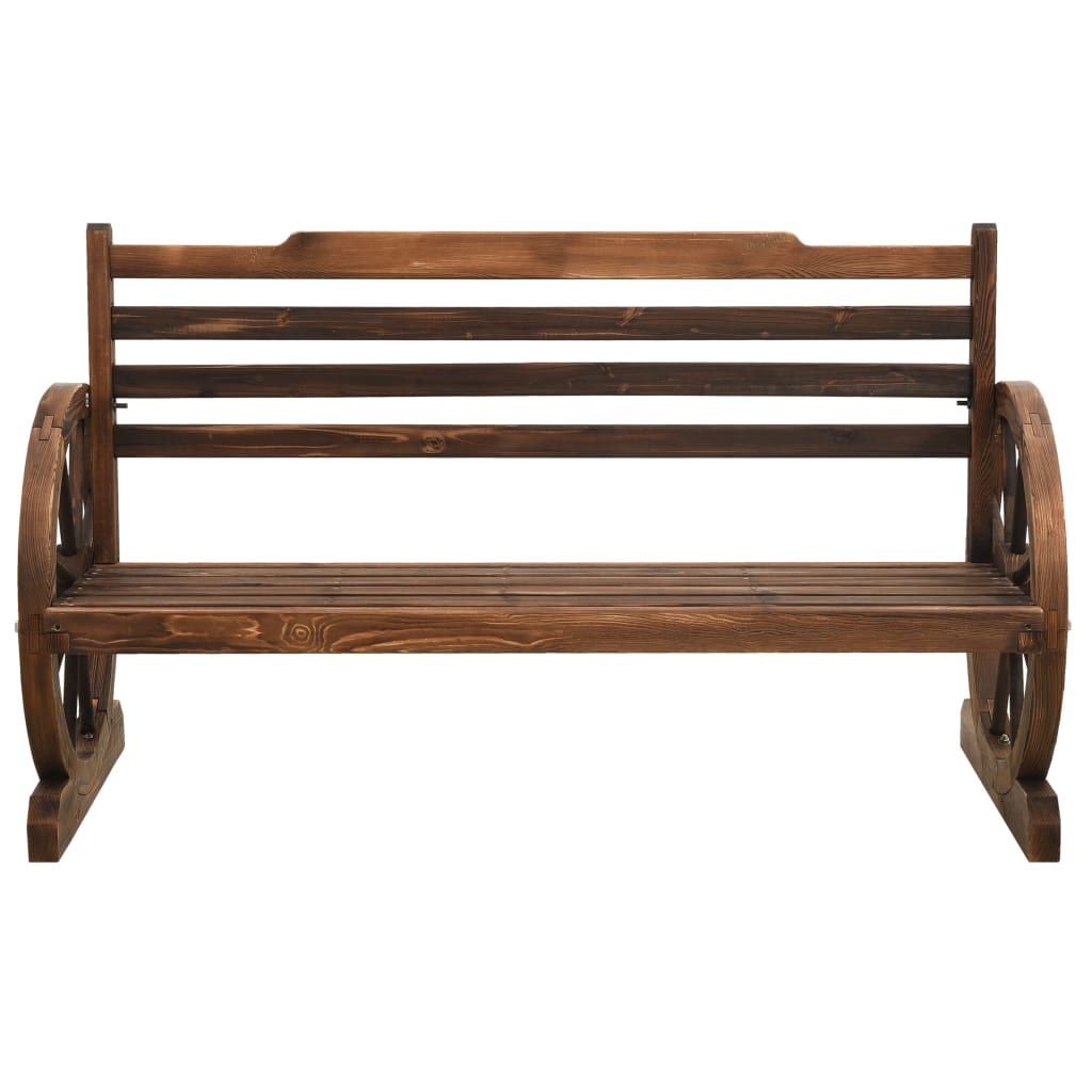vidaXL Garden Bench 112 cm Solid Firwood