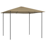 Gazebo 3x3x2.6 m Taupe 160 g/m²