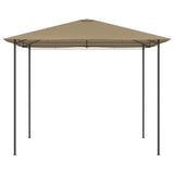 Gazebo 3x3x2.6 m Taupe 160 g/m²