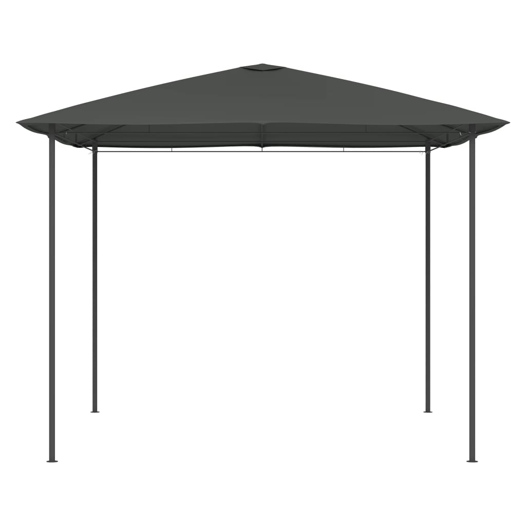 Gazebo 3x3x2.6 m Anthracite 160 g/m²