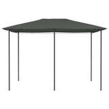 Gazebo 3x4x2.6 m Anthracite 160 g/m²