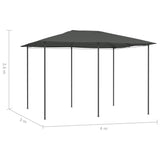 Gazebo 3x4x2.6 m Anthracite 160 g/m²