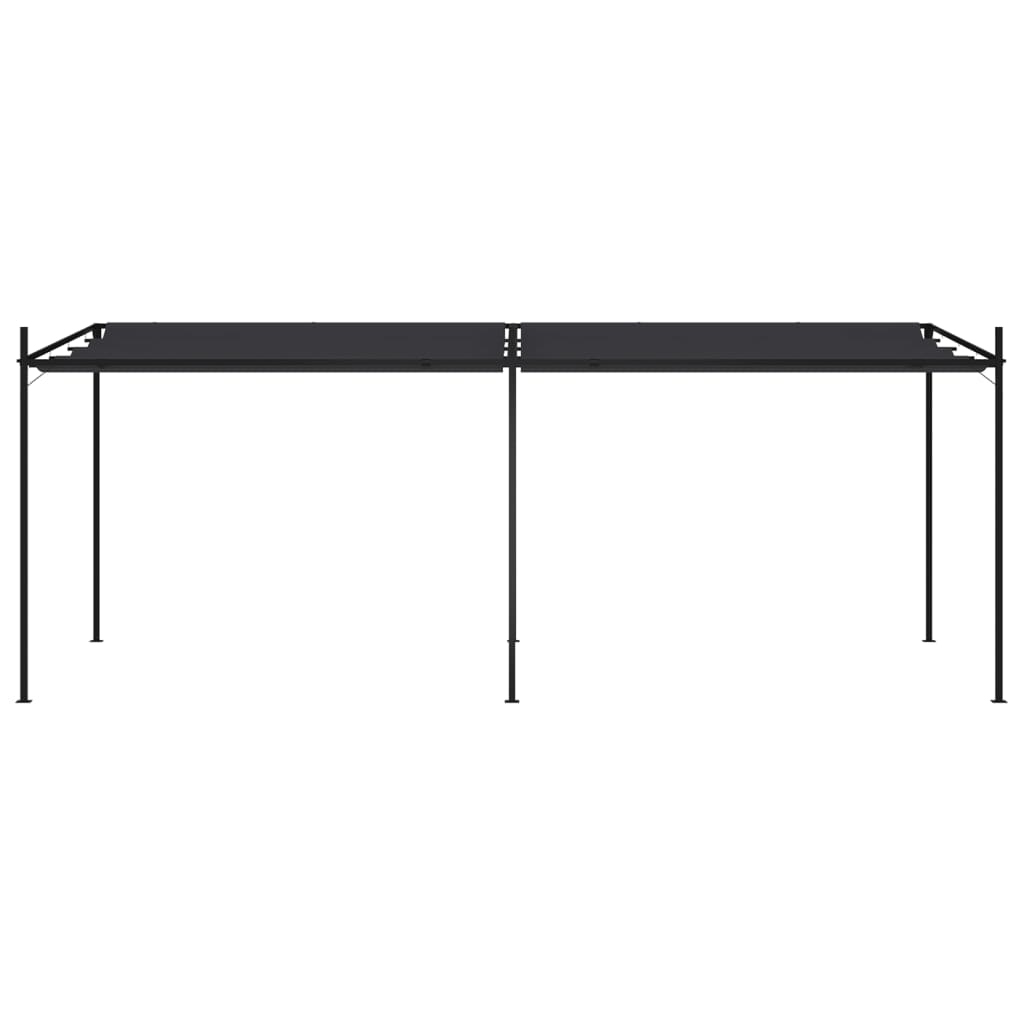 Gazebo with Retractable Roof 600x300x233 cm Anthracite