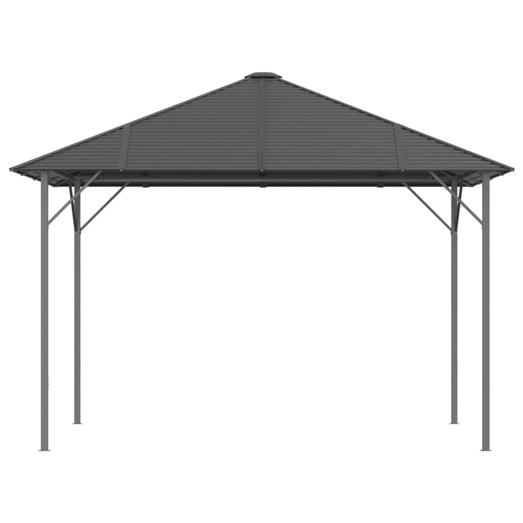 Gazebo with Roof 3x3 m Anthracite