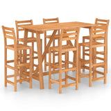 7 Piece Outdoor Bar Set Solid Acacia Wood