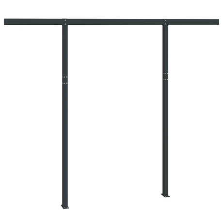 Awning Post Set Anthracite 300x245 cm Iron