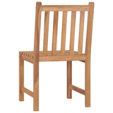 vidaXL Garden Chairs 2 pcs Solid Teak Wood