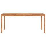 Garden Dining Table 180x90x77 cm Solid Teak Wood