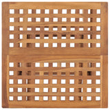 3 Piece Folding Outdoor Dining Set Solid Teak Wood