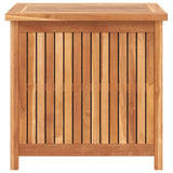 Garden Storage Box 60x50x58 cm Solid Teak Wood