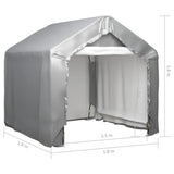 Storage Tent Grey 180x180 cm Galvanised Steel