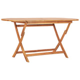 9 Piece Folding Outdoor Dining Set Solid Teak Wood