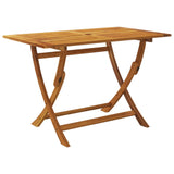 7 Piece Folding Garden Dining Set Solid Acacia Wood