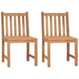 3 Piece Garden Dining Set Solid Teak Wood