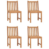 5 Piece Garden Dining Set 120x70 cm Solid Teak Wood