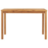 7 Piece Garden Dining Set Solid Teak Wood