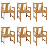 7 Piece Garden Dining Set 180x90 cm Solid Teak Wood