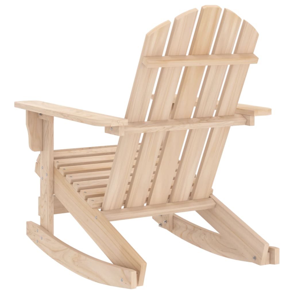 vidaXL Garden Adirondack Rocking Chair Solid Fir Wood