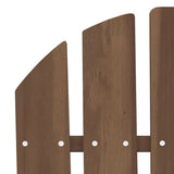 2-Seater Garden Adirondack Chair Solid Fir Wood Brown