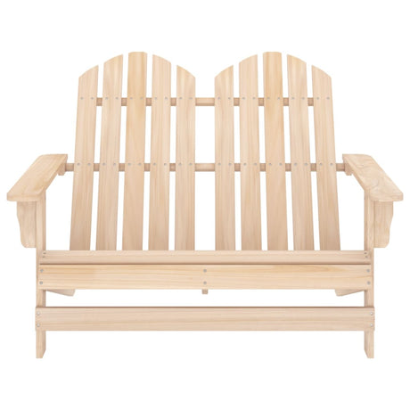 2-Seater Garden Adirondack Chair Solid Fir Wood