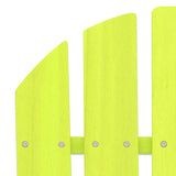 2-Seater Garden Adirondack Chair Solid Fir Wood Green