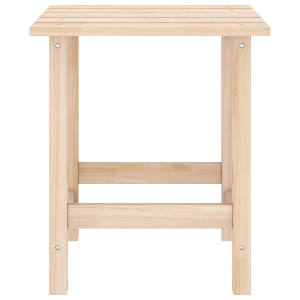 Garden Adirondack Chair with Table Solid Fir Wood