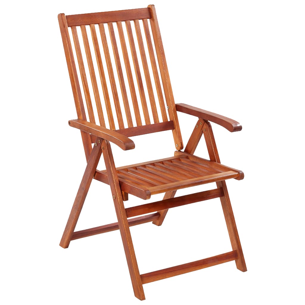 Folding Garden Chairs 6 pcs Solid Acacia Wood