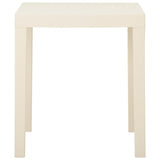 Garden Table White 79x65x72 cm Plastic