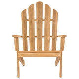 vidaXL Adirondack Chair Solid Teak Wood