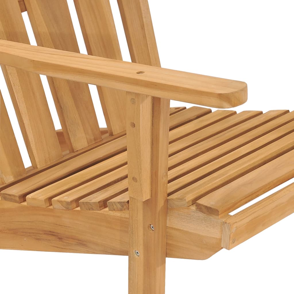 vidaXL Adirondack Chair Solid Teak Wood