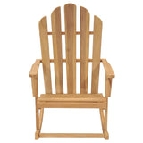 vidaXL Adirondack Rocking Chair Solid Teak Wood