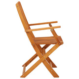 Folding Garden Chairs 4 pcs Solid Eucalyptus Wood