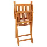 Folding Garden Chairs 4 pcs Solid Eucalyptus Wood