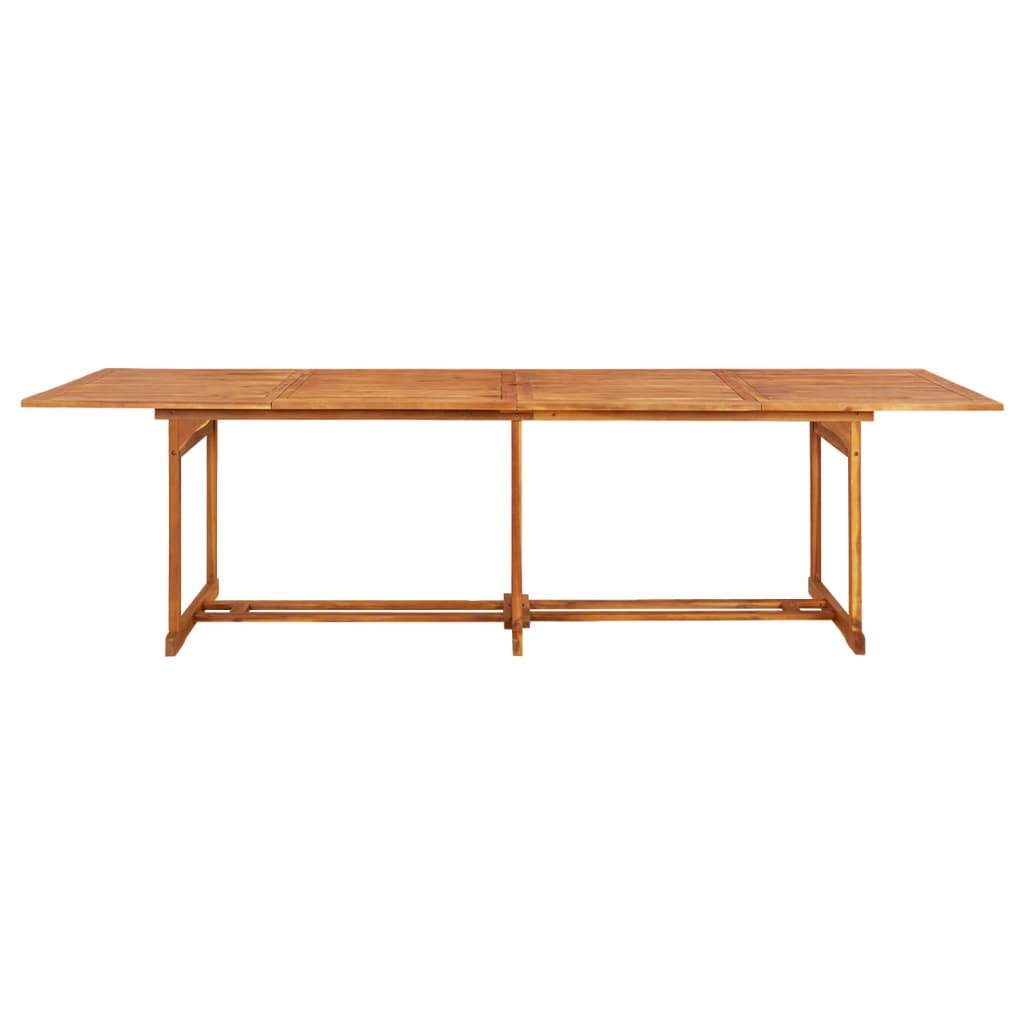 Garden Dining Table 280x90x75 cm Solid Acacia Wood